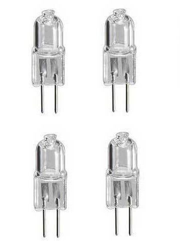 Lot de 4 ampoule g4 12v 20w blanc 3000h eclairage lumiere halogene ligne capsule jc ECLATS DESTOCKAGE