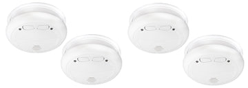 Lot de 4 detecteurs de fumee incendie rf en14604 sans fil 433mhz alarme feu radio hf ECLATS DESTOCKAGE