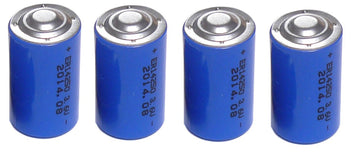 Lot de 4 piles lithium 3.6v lr14250 1/2 aa ls14250 ls 14250 lct1200 sl350 sl750 tl5902 tl5151 tl5101 ECLATS DESTOCKAGE