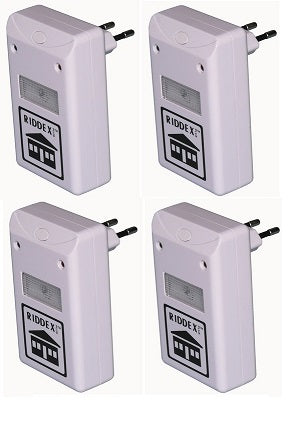 Lot de 4 repousseurs repulsif ultrason nuisible souris rat cafard blate moustique mouche ECLATS DESTOCKAGE