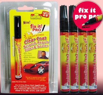 Lot de 5 stylo efface rayures carrosserie voiture fix it pro ECLATS DESTOCKAGE