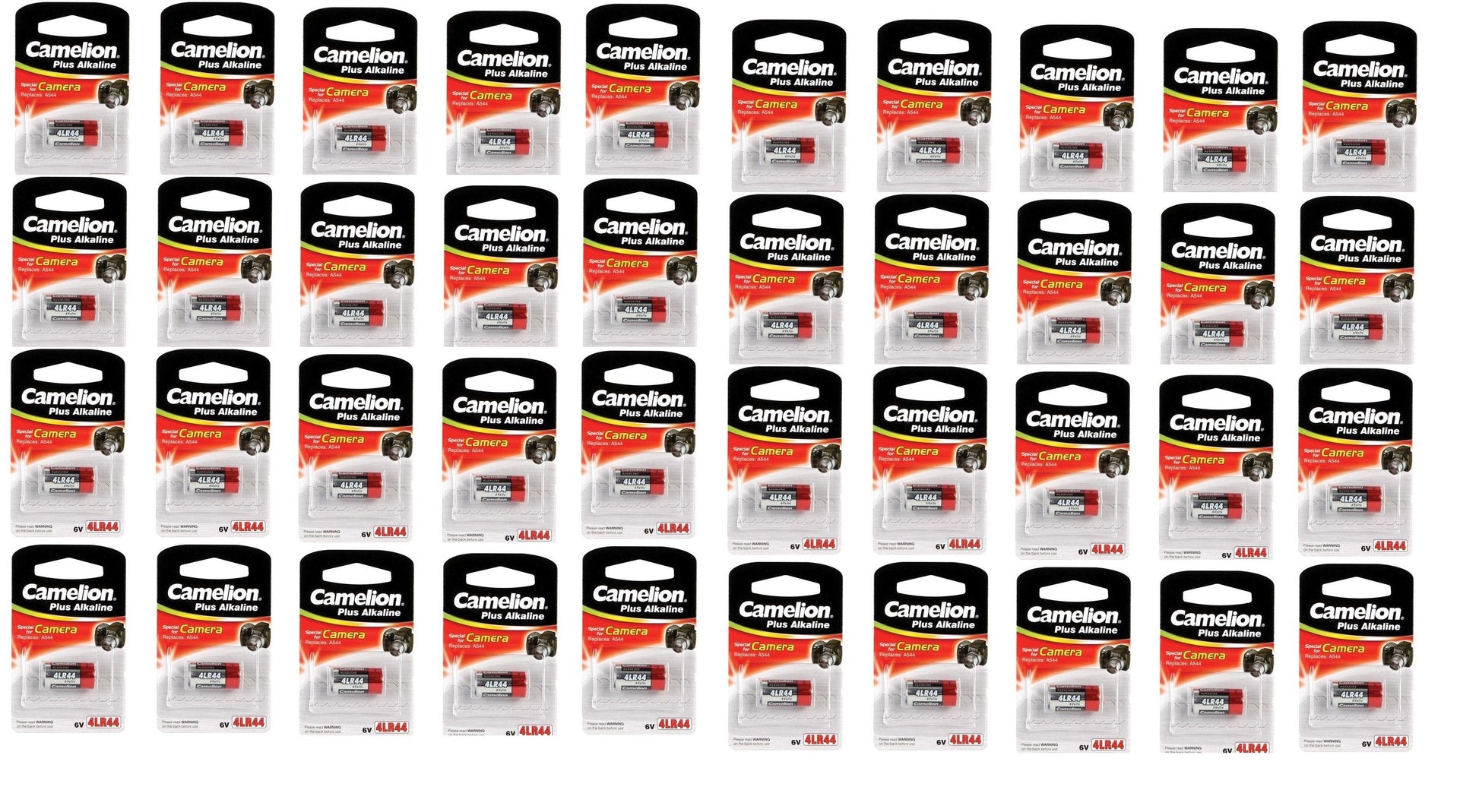 Lot de 40 piles 6v 4lr44 476a px28a a544 anti aboiement petsafe v34px 7h34 ECLATS DESTOCKAGE