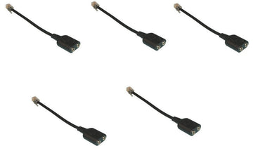 Lot de 5 adaptateurs Cisco casques telephone VOIP rj2 rj9 jack 3,5mm microphone IP phone ECLATS DESTOCKAGE