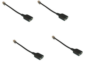 Lot de 4 adaptateurs Cisco casques telephone VOIP rj2 rj9 jack 3,5mm microphone IP phone ECLATS DESTOCKAGE