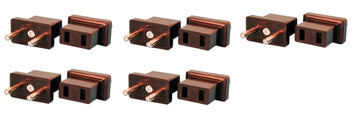 Lot de 5 adaptateurs voyage prise electrique asie chine japon canada usa europe mâle euro femelle - ECLATS DESTOCKAGE