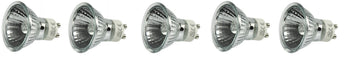 Lot de 5 ampoule halogène gu10 240 v diamètre 50 mm 4 000 h ECLATS DESTOCKAGE