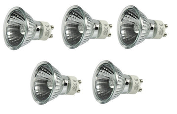 Lot de 5 ampoules gu10 50w 220v spot eclairage lumiere lhalgu1050 ECLATS DESTOCKAGE
