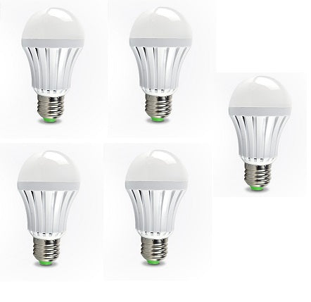 Lot de 5 ampoules magique e27 5w 35w 40w 45w 110v 220v + batterie rechargeable ECLATS DESTOCKAGE