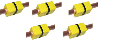 Lot de 5 anti calcaire ultra power magnetique 15/25mm aimant entartrage detartrage tartre tuyau 1/2 - ECLATS DESTOCKAGE