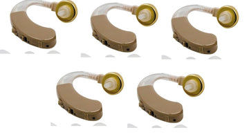 Lot de 5 appareils auditif prothese son oreille sonotone ecoute ampli digital amelioration - ECLATS DESTOCKAGE