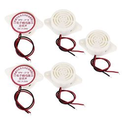 lot de 5 Buzzer 90db 3v 4.5v 6v 9v 12v 24v dispositif sonore sirene 24vcc alarme bip sfm-27 - ECLATS DESTOCKAGE