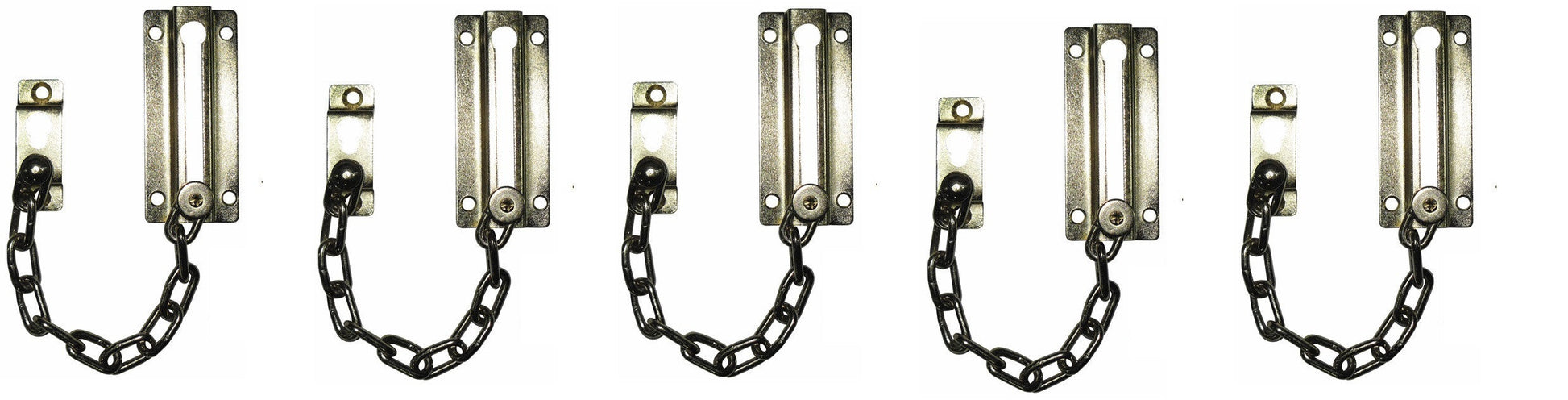 Lot de 5 chainettes de surete doree entrebailleur de porte chaine de securite appartement ECLATS DESTOCKAGE