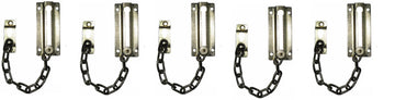 Lot de 5 chainettes de surete doree entrebailleur de porte chaine de securite appartement ECLATS DESTOCKAGE