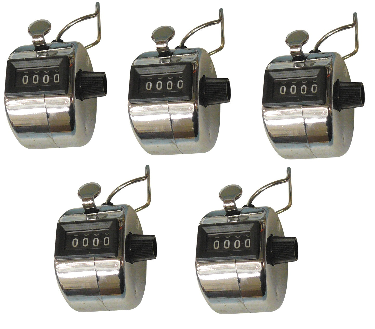 Lot de 5 compteur manuel comptage à main click compte personne ECLATS DESTOCKAGE
