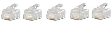 Lot de 5 connecteurs Câble RJ-11 6P4C RJ11 à sertir-Pour prise modulaire ECLATS DESTOCKAGE