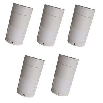Lot de 5 detecteurs bivolumetrique 14m paradox 525d radar hyperfrequence infrarouge mouvement - ECLATS DESTOCKAGE