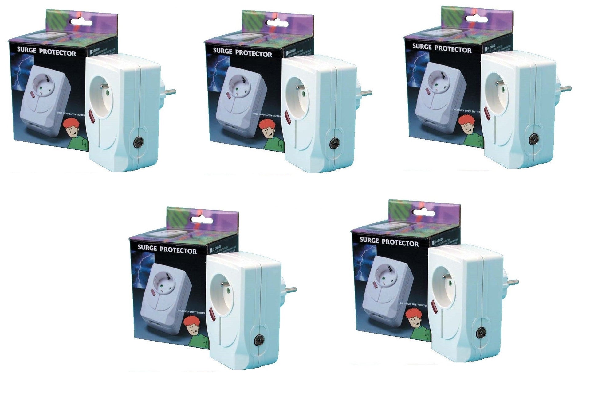 Lot de 5 parafoudres 230v parabole satellite filtre sat tv television tnt parasurtenseur ECLATS DESTOCKAGE