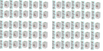 Lot de 50 adaptateurs voyage secteur prise electrique universel 150 pays italie espagne europe usa - ECLATS DESTOCKAGE