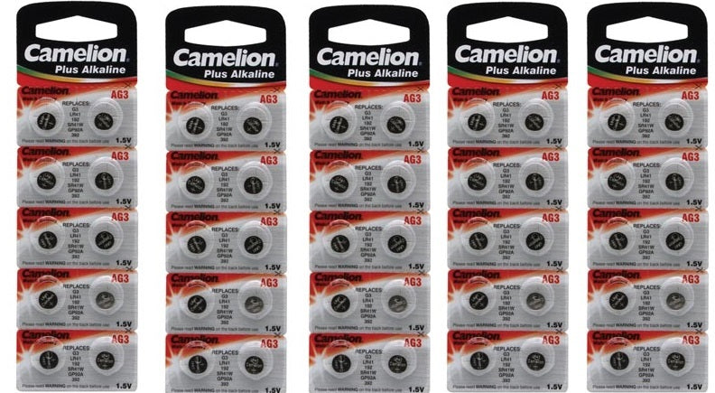 Lot de 50 piles 1.55v 38mah 392s d392 392 sr41w sr41 392 ag3 lr41 l736 v392ac telecommande - ECLATS DESTOCKAGE