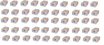 Lot de 50 prises murale saillie modulaire rj11 6p4c tcu10 bornier a fil telephone ECLATS DESTOCKAGE