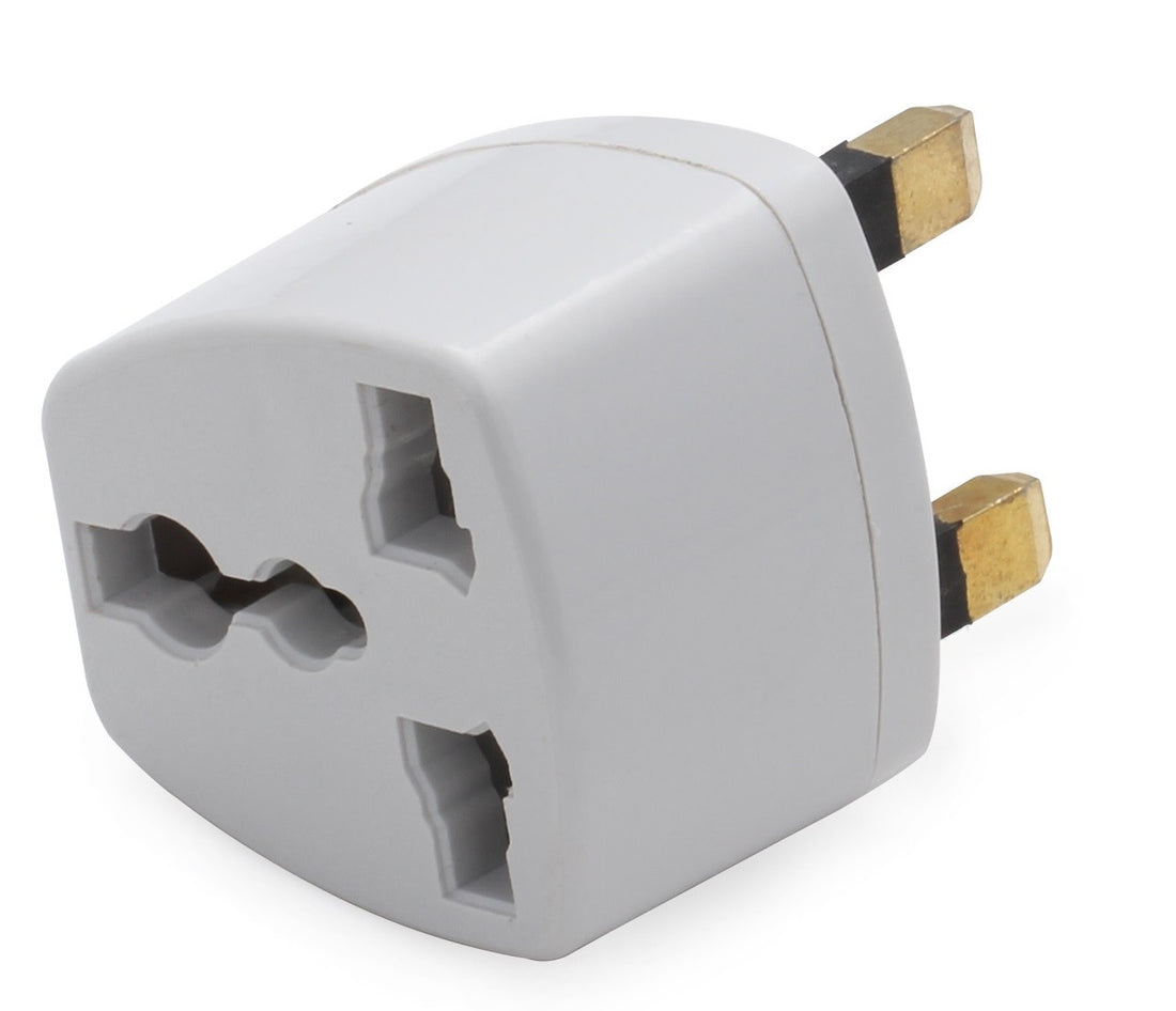 Lot de 500 adaptateurs secteur gb voyage uk prise electrique europeenne vers fiche anglaise - ECLATS DESTOCKAGE