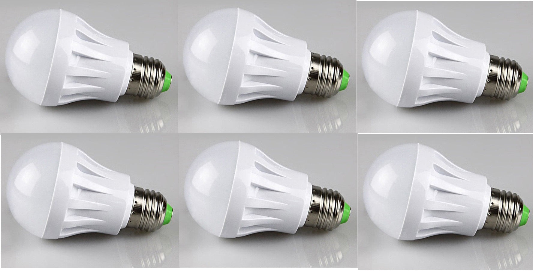Lot de 6 ampoules 13 led e27 bulb/230v 9watt > 65w eclairage lumiere 220v 240v ECLATS DESTOCKAGE