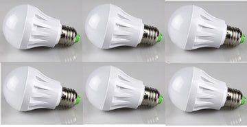 Lot de 6 ampoules 13 led e27 bulb/230v 9watt > 65w eclairage lumiere 220v 240v ECLATS DESTOCKAGE