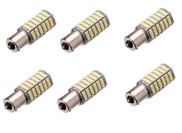 Lot de 6 ampoules ba15s 120 led 12v 6w 7w p21w auto b15 ba15 1210 smd blanc 1156 - ECLATS DESTOCKAGE