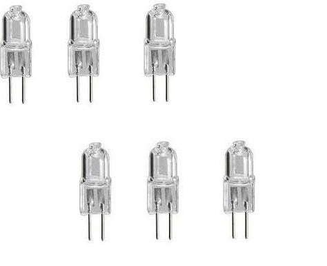 Lot de 6 ampoules halogene 20w 12v g4 capsule halogène sylvania tbt basse pression ECLATS DESTOCKAGE