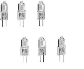 Lot de 6 ampoules halogene 20w 12v g4 capsule halogène sylvania tbt basse pression ECLATS DESTOCKAGE
