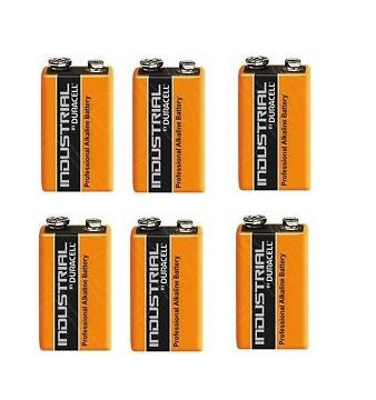 Lot de 6 piles 9v alcaline duracell procell mn 1604 6lr61 pour ze5 6lf22 am6 1604a 522 ECLATS DESTOCKAGE