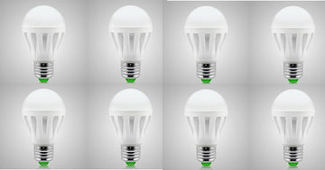 Lot de 8 ampoules led 220v e27 9w blanc eclairage de secours avec batterie intégré lumiere ECLATS DESTOCKAGE