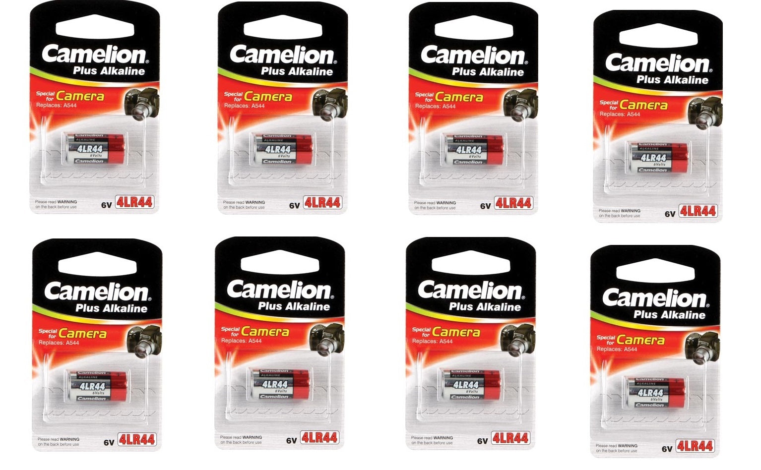 Lot de 8 piles 6v 4lr44 476a px28a a544 anti aboiement petsafe v34px 7h34 ECLATS DESTOCKAGE