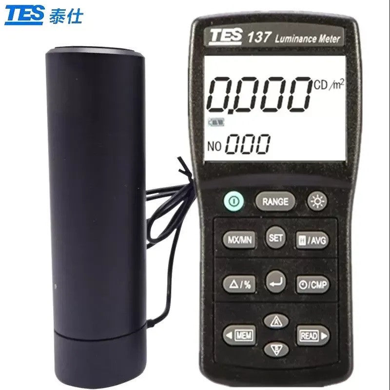 Luminance mètre TES-137 double affichage LCD à 4 chiffres tes137 testeur de luminosité Lux mètre ECLATS DESTOCKAGE