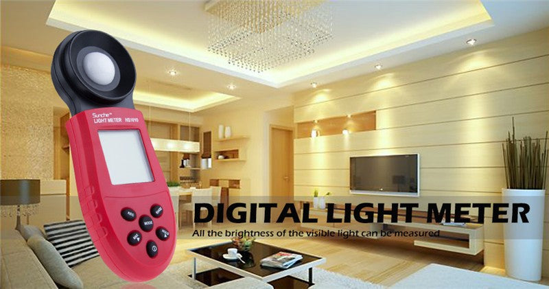 Luxmetre electronique 100 000lux 200000 lux photometre intensite lumineuse lumiere  hs1010 TASI-8730 ECLATS DESTOCKAGE