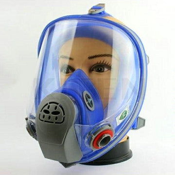 Masque a gaz facial respiratoire 6800 en136 protection chimique livre sans cartouche ECLATS DESTOCKAGE