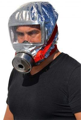 Masque a gaz protection respiratoire cartouche anti fumée anti feu incendie ECLATS DESTOCKAGE