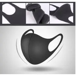 Masque respiratoire lavable reutilisable livre sans filtre 5 couches mrlavf anti poussiere pollution destockage