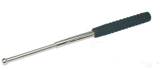 Matraque baton telescopique chrome 16'' ø25mm 16/40cm acier trempe chrome arme defense autodéfense ECLATS DESTOCKAGE