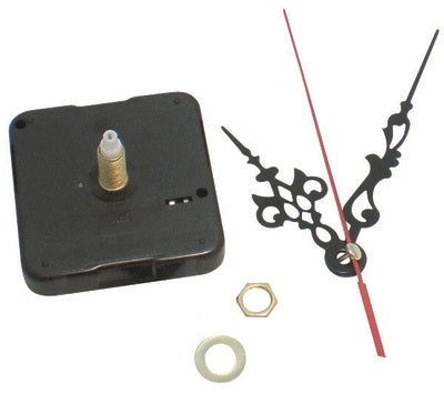 Mécanisme d horloge quartz axe 8 mm artémio aiguilles axe 4 mm 5mm 6mm 7mm ECLATS DESTOCKAGE