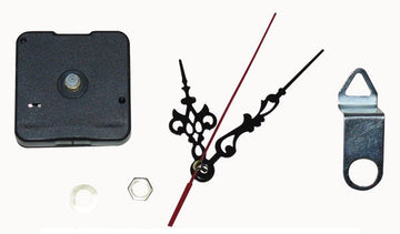 Mecanisme horloge a quartz a pile axe 12mm compatible 4mm 5mm 6mm aiguilles clip fixation murale ECLATS DESTOCKAGE