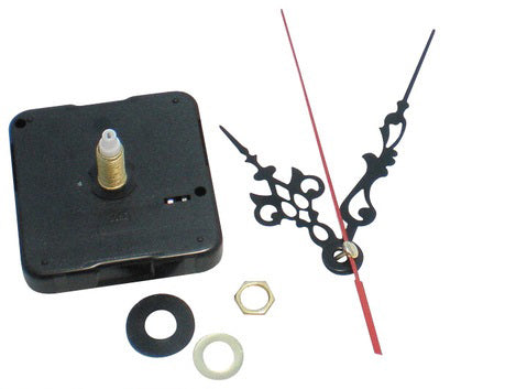 Mecanisme horloge quartz aiguilles axe 12mm compatible 6mm 5mm 4mm ECLATS DESTOCKAGE