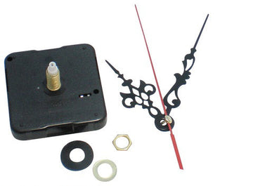 Mecanisme horloge quartz aiguilles axe 12mm compatible 6mm 5mm 4mm ECLATS DESTOCKAGE