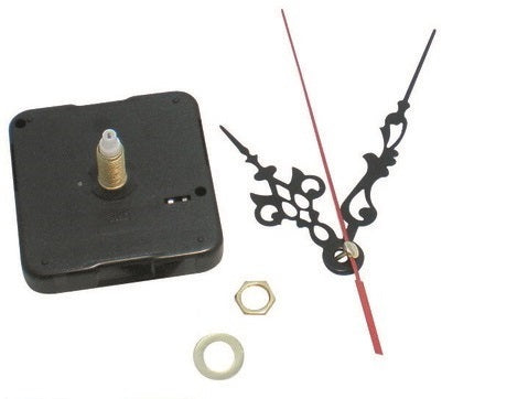 Mecanisme horloge quartz axe 8mm avec aiguille 4mm 5mm 6mm 7mm ECLATS DESTOCKAGE