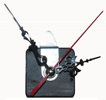 Mecanisme horloge quartz axe 8mm + support fixation murale ECLATS DESTOCKAGE