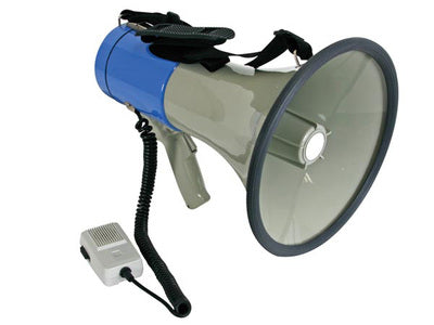 Megaphone 25w 1 km micro porte voix amplificateur son electronique MP25SFM ECLATS DESTOCKAGE