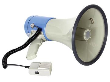 Megaphone 25w mp3 vocal pour carte sd et usb mp25fmu microphone démontable sirene 20w 22w ECLATS DESTOCKAGE