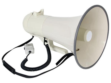 Megaphone 35w 40w 45w avec microphone à cordon et sirene mp45s portée 800 à 1000m ECLATS DESTOCKAGE