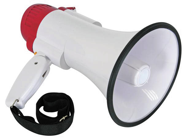 Megaphone 9w 10w 12w enregistrement son message sirene mp10sr amplificateur vocal bandouliere ECLATS DESTOCKAGE