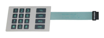Membrane clavier stv3504 vocalys vocalys  systeme d'alarmes membranes claviers electronique stv3504 ECLATS DESTOCKAGE